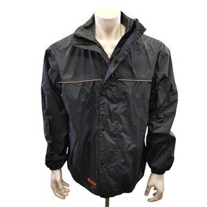 Wetskins Nylon Full Zip Jacket Size Medium Blue Long Sleeve Hooded Mesh Lined